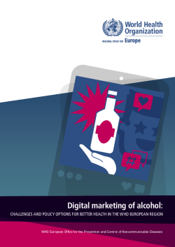 Digital marketing of alcohol